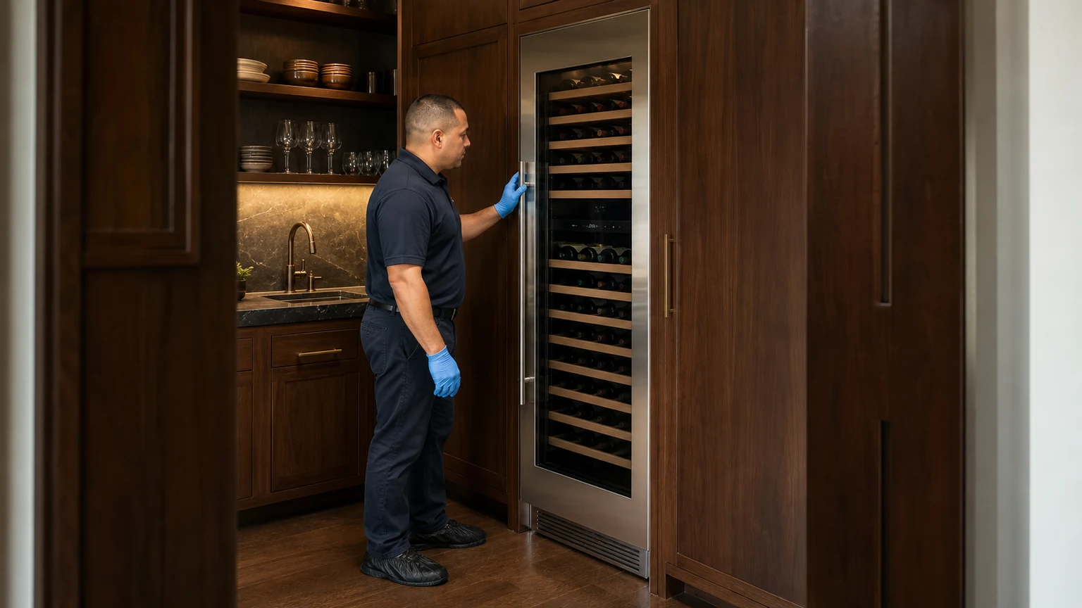 Wine cooler diagnostic visit in Johns Creek